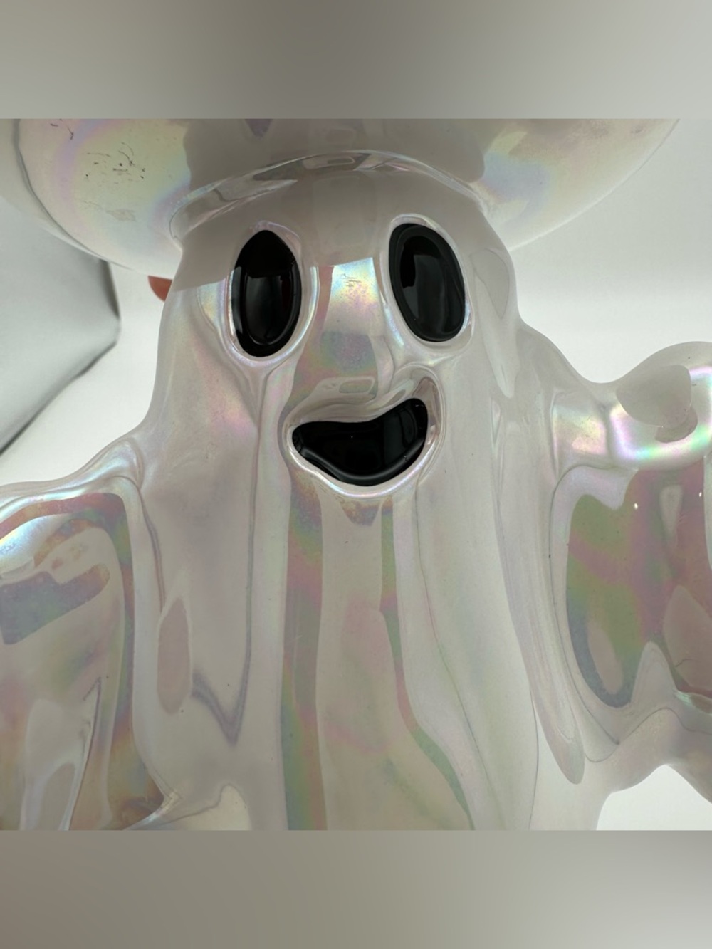 Bath & Body Works Iridescent Ghost 3-Wick Candle Holder Halloween 2024 - CHIPPED - Picture 3 of 12